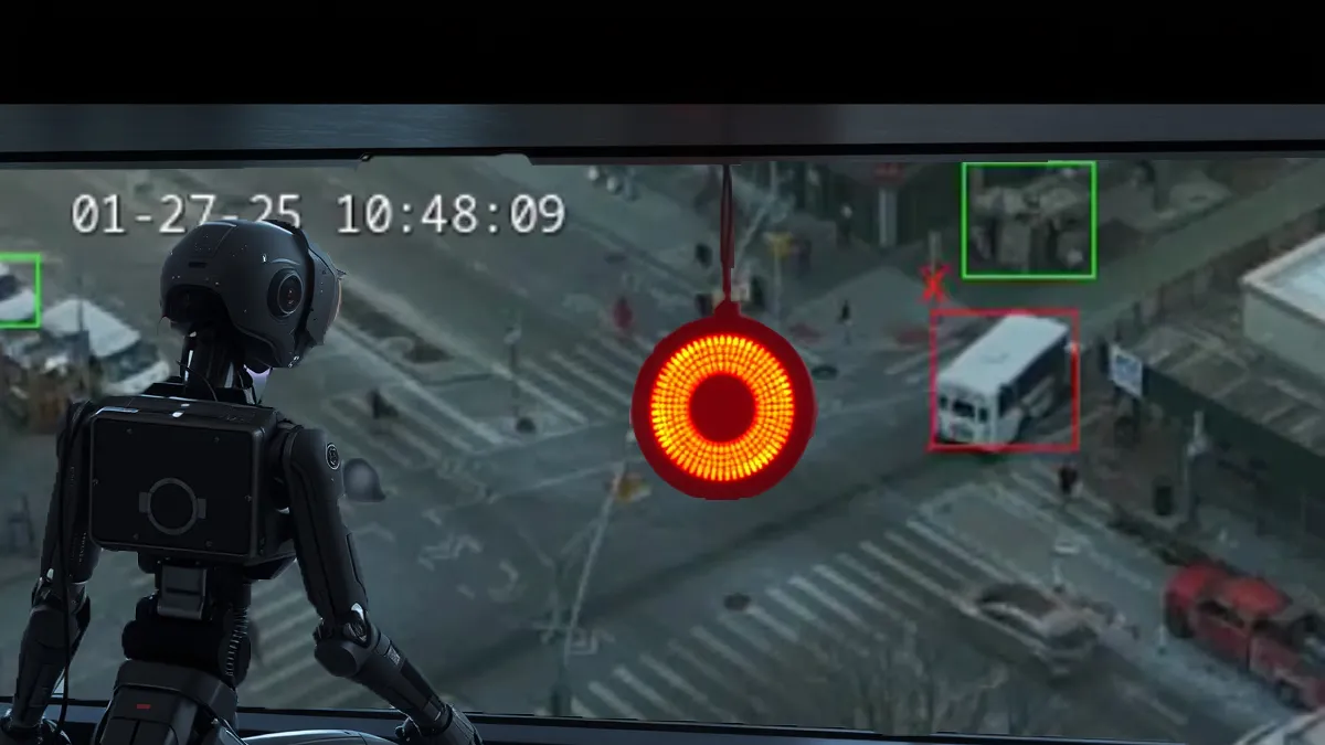 Traffi in action, detecting illegal right turns in a live camera feed.